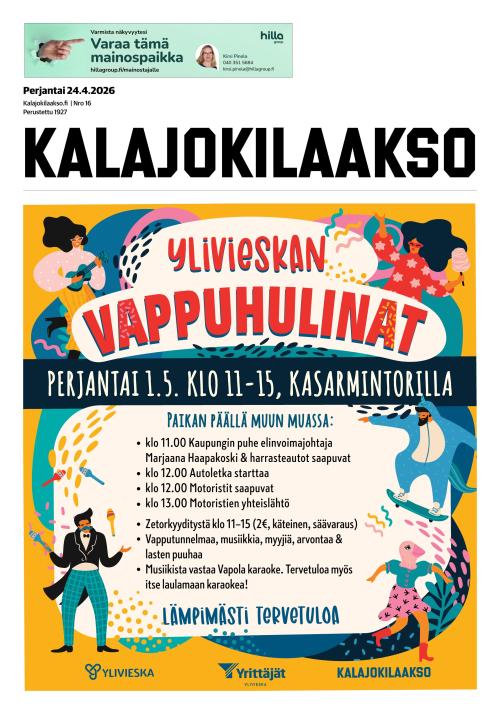 Kalajokilaakso ja Kalajaska 24.4.2026