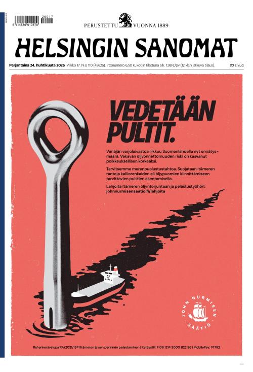 Helsingin Sanomat 24.4.2026