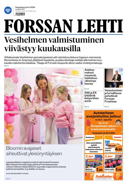 Forssan Lehti 24.4.2026