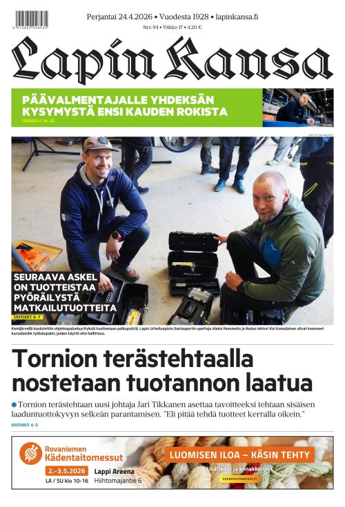 Lapin Kansa 24.4.2026