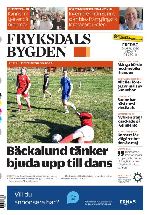Fryksdals-Bygden 24.4.2026