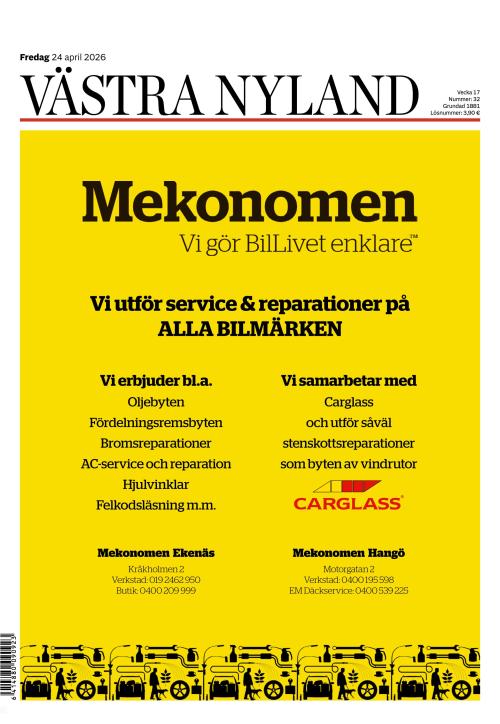 Västra Nyland 24.4.2026