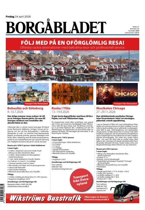 Borgåbladet 24.4.2026