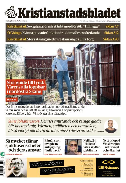 Kristianstadsbladet 24.4.2026