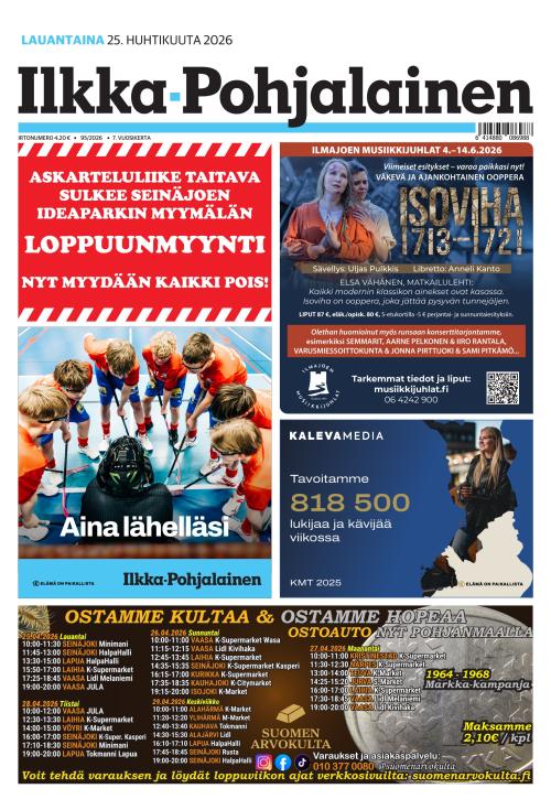 Ilkka-Pohjalainen 25.4.2026