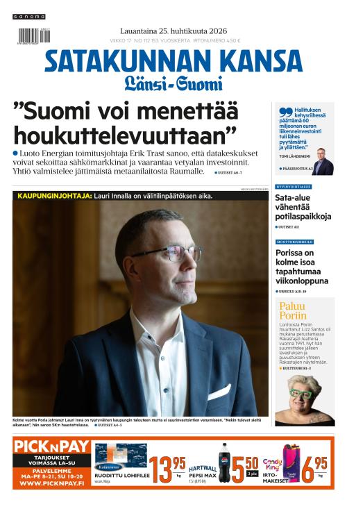 Satakunnan Kansa Länsi-Suomi 25.4.2026