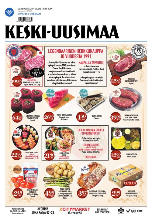 Keski-Uusimaa 25.4.2026