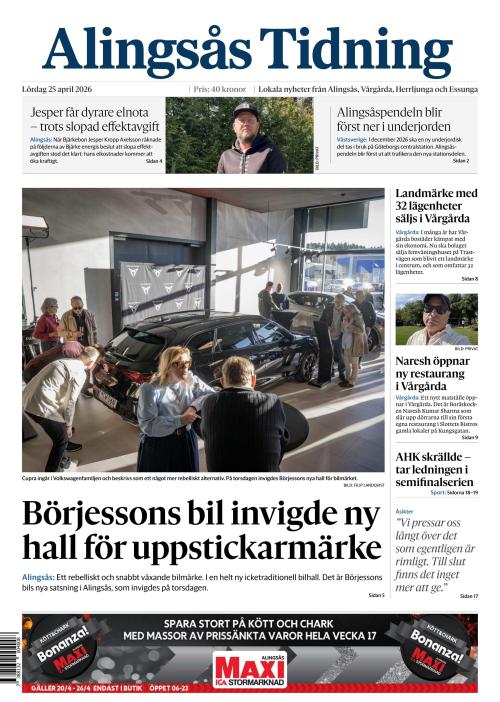 Alingsås Tidning 25.4.2026