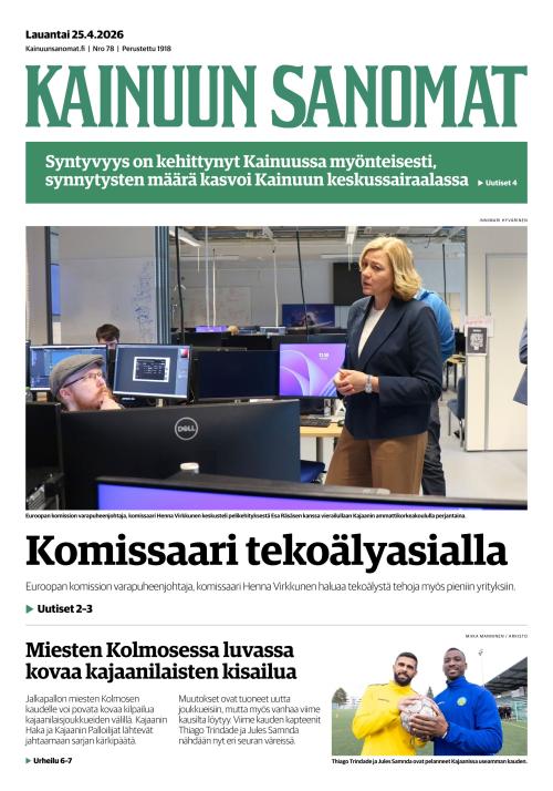 Kainuun Sanomat 25.4.2026
