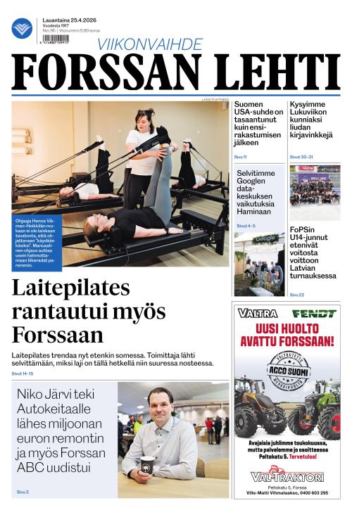 Forssan Lehti 25.4.2026