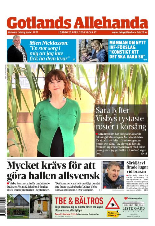 Gotlands Allehanda 25.4.2026
