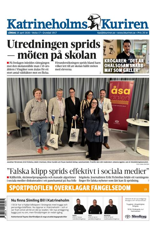 Katrineholms-Kuriren 25.4.2026