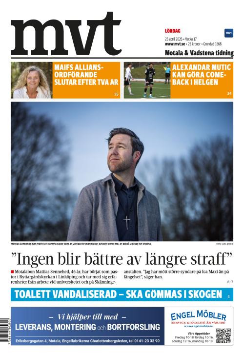 Motala Vadstena Tidning 25.4.2026