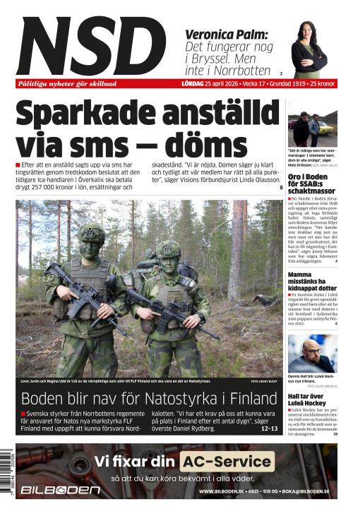 Norrländska Socialdemokraten 25.4.2026