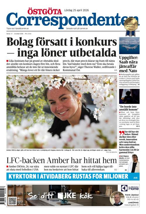 Östgöta Correspondenten 25.4.2026