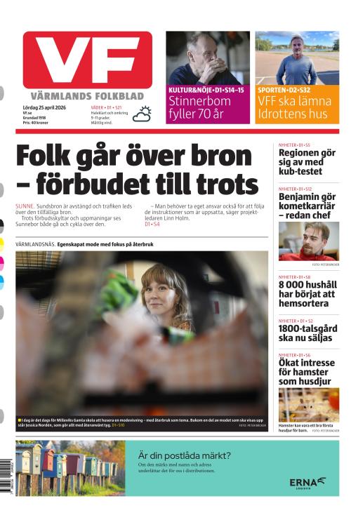 Värmlands Folkblad 25.4.2026