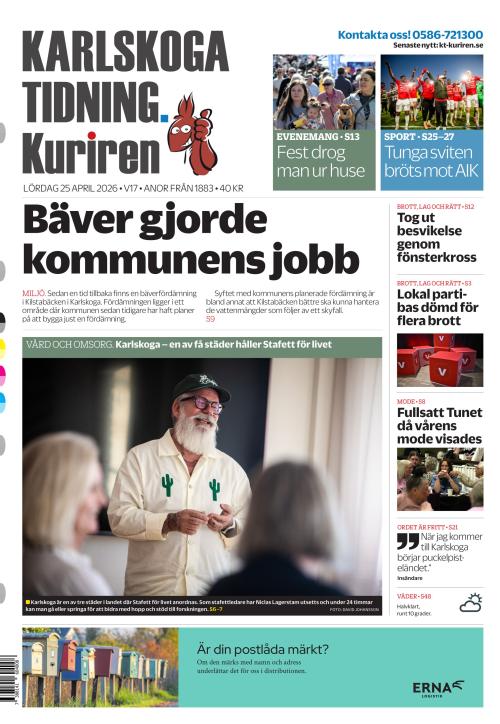 Karlskoga Tidning-Kuriren 25.4.2026