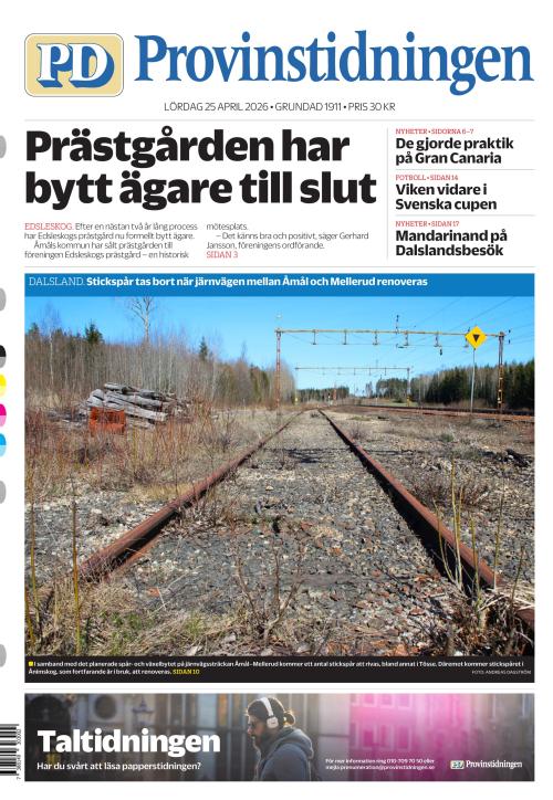 Provinstidningen Dalsland 25.4.2026