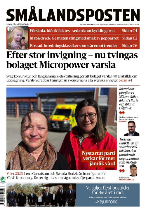 Smålandsposten 25.4.2026