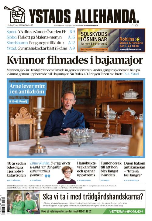 Ystads Allehanda 25.4.2026