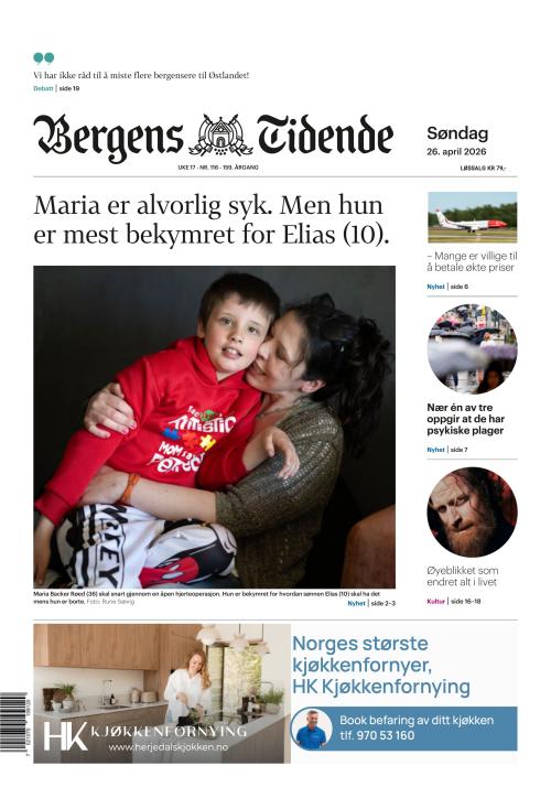 Bergens Tidende 26.4.2026
