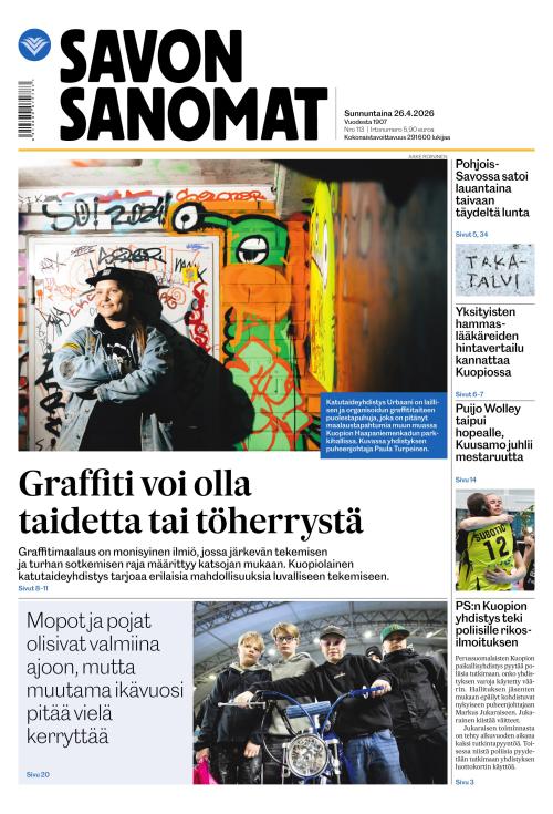 Savon Sanomat 26.4.2026