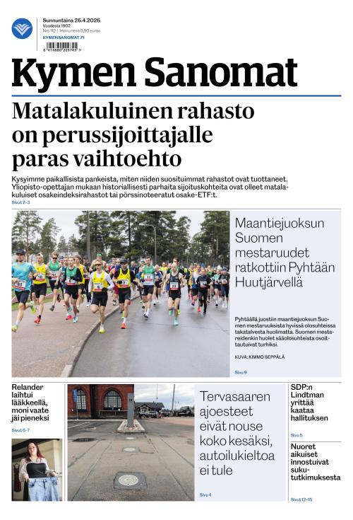 Kymen Sanomat 26.4.2026