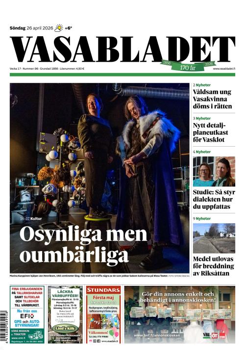 Vasabladet 26.4.2026