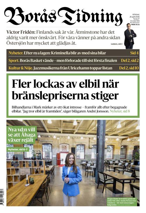 Borås Tidning 26.4.2026