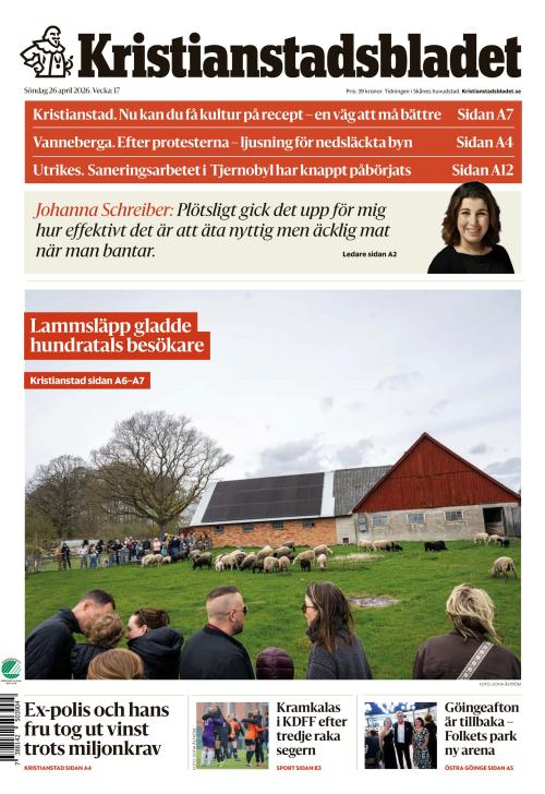 Kristianstadsbladet 26.4.2026