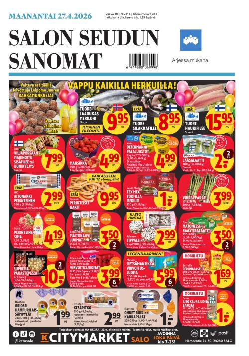 Salon Seudun Sanomat 27.4.2026