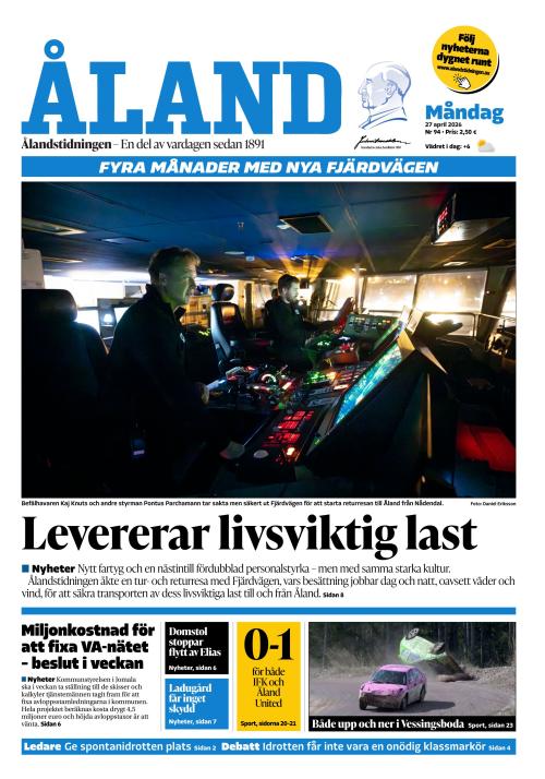 Ålandstidningen 27.4.2026