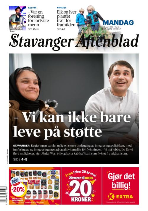 Stavanger Aftenblad 27.4.2026