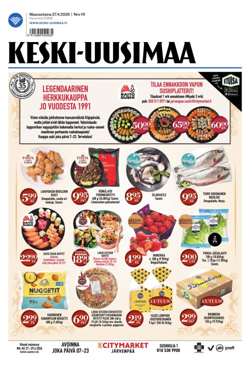 Keski-Uusimaa 27.4.2026