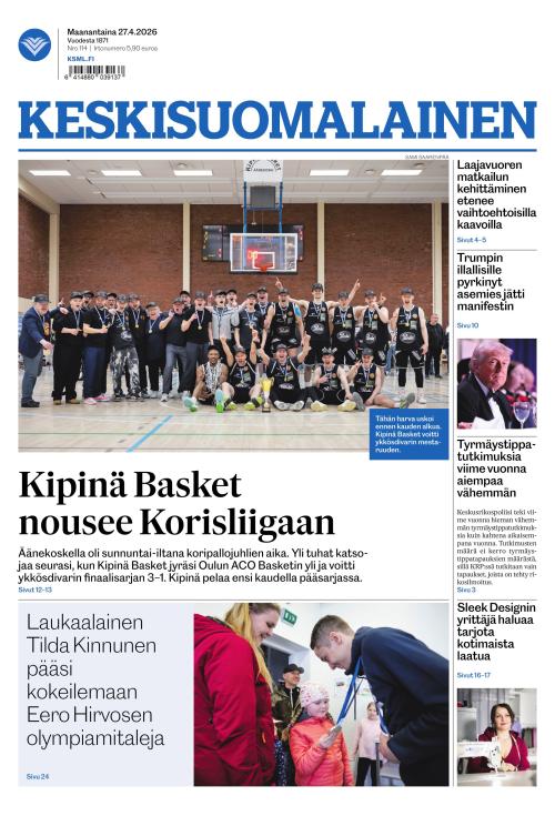 Keskisuomalainen 27.4.2026