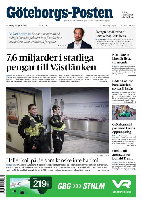 Göteborgs-Posten 27.4.2026