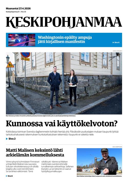 Keskipohjanmaa 27.4.2026