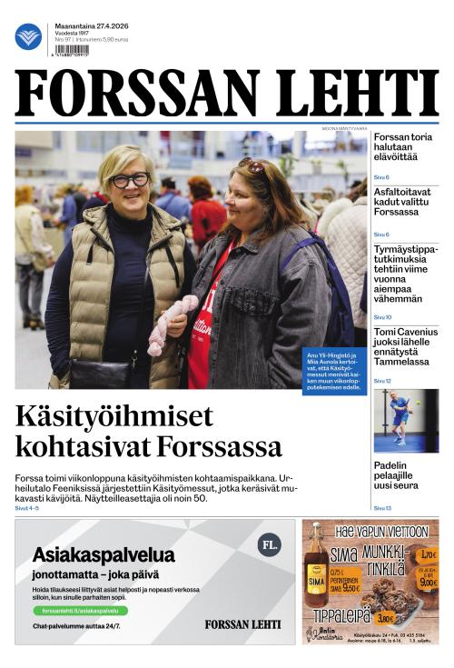 Forssan Lehti 27.4.2026