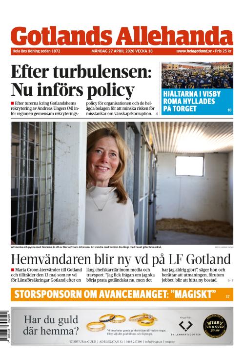 Gotlands Allehanda 27.4.2026