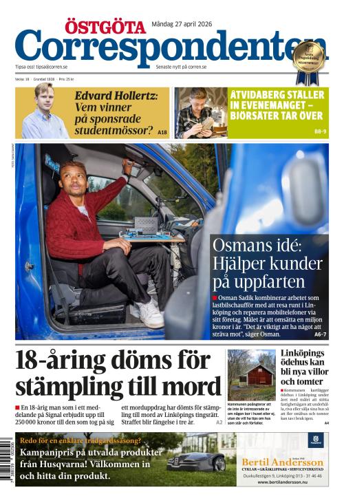 Östgöta Correspondenten 27.4.2026