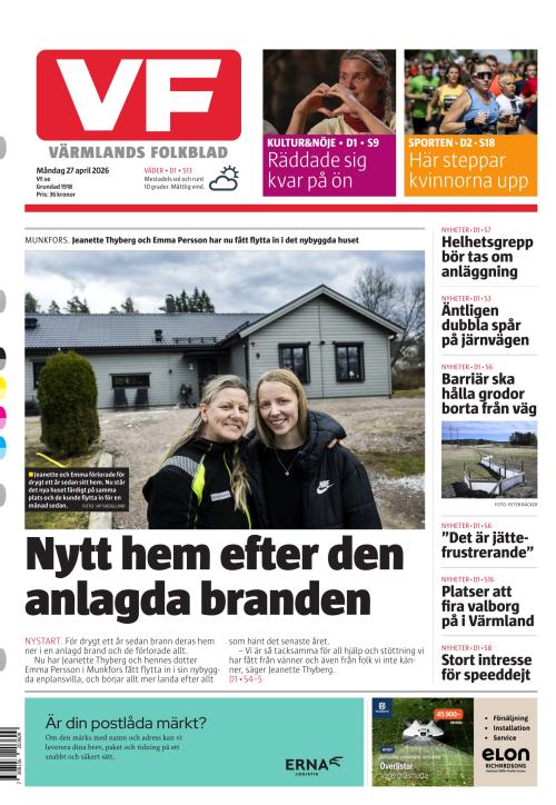 Värmlands Folkblad 27.4.2026