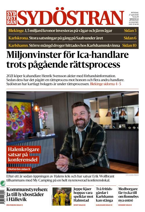 Sydöstran 27.4.2026