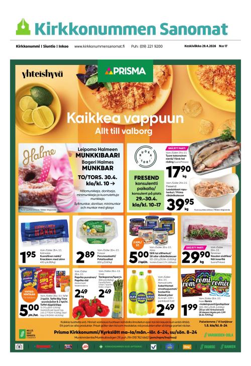 Kirkkonummen Sanomat 29.4.2026