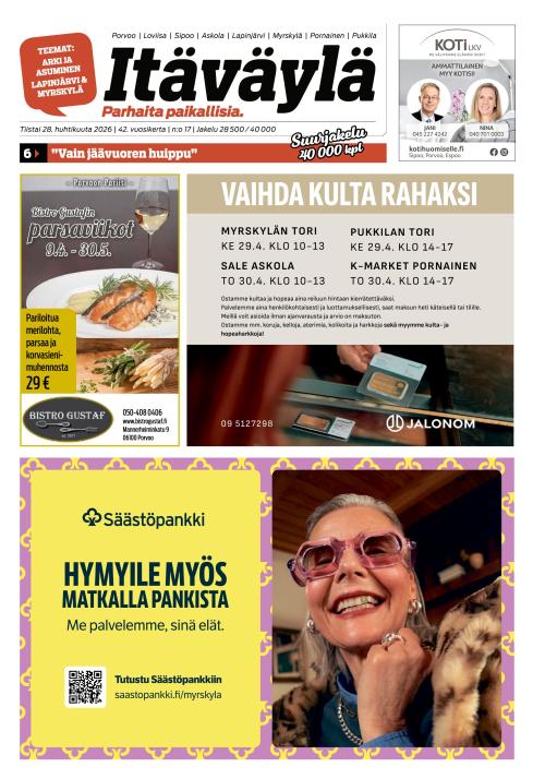 Itäväylä 28.4.2026