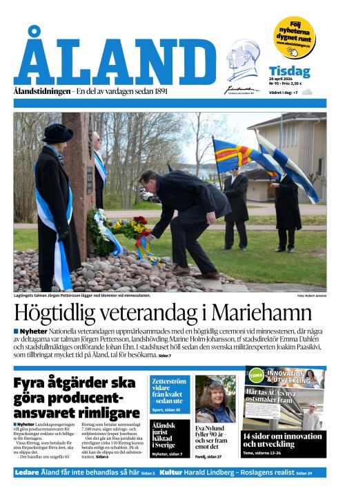 Ålandstidningen 28.4.2026