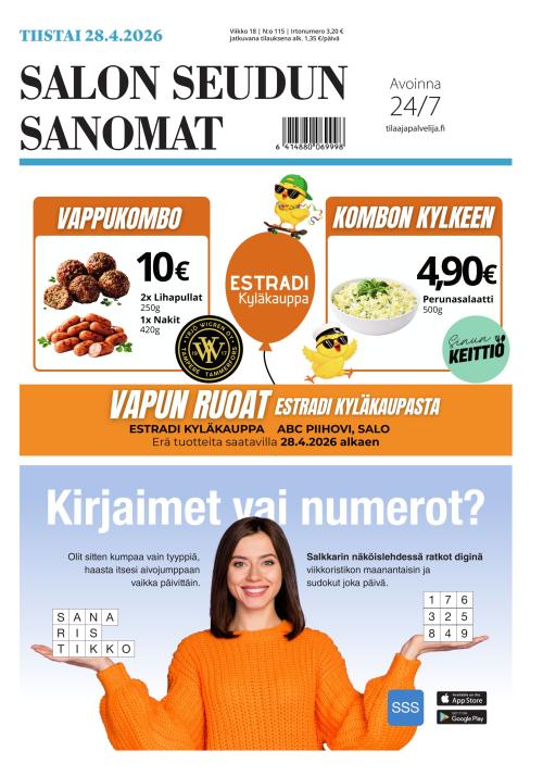 Salon Seudun Sanomat 28.4.2026