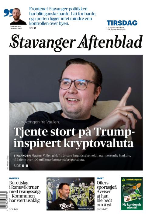 Stavanger Aftenblad 28.4.2026