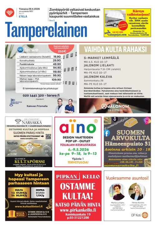 Tamperelainen 28.4.2026