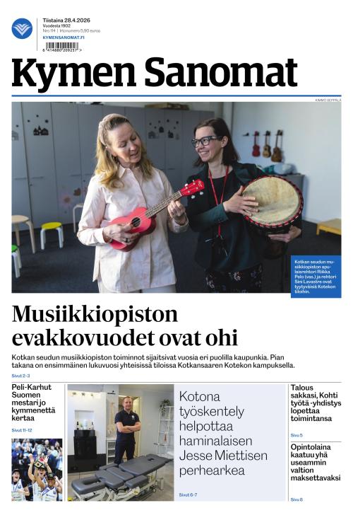 Kymen Sanomat 28.4.2026