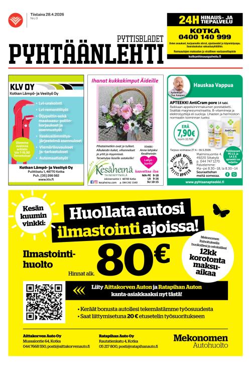 Pyhtäänlehti 28.4.2026